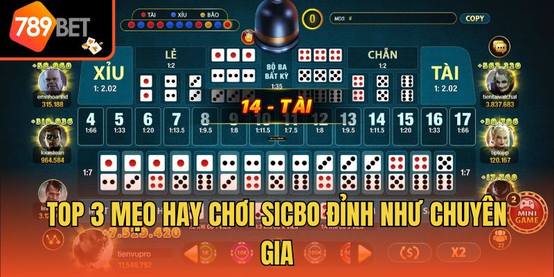 Cách Chơi Sicbo - Tổng Hợp Kiến Thức Nhập Môn Từ A - Z 4 Top 3 mẹo hay chơi Sicbo đỉnh như chuyên gia